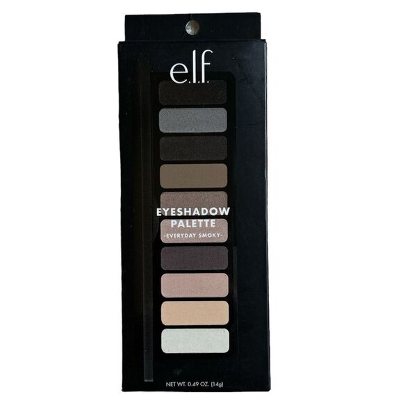 ELF Everyday Smoky Eyeshadow Palette NIB - 10 colors - Picture 1 of 3